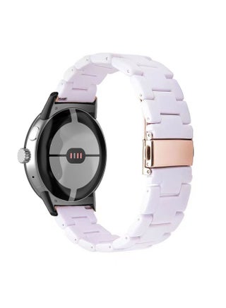 Replacement Strap For Google Pixel Watch Three-beads Resin Watch Band White - pzsku/ZAF5729D9A83AAEB9C30BZ/45/_/1714870440/5cd7e195-da9f-43ee-a38a-f27e6164ac75