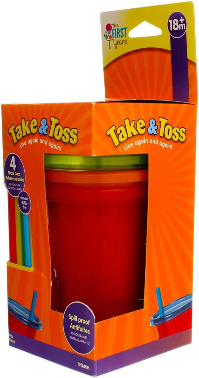 The First Years Take & Toss Straw Sippers - Image 2