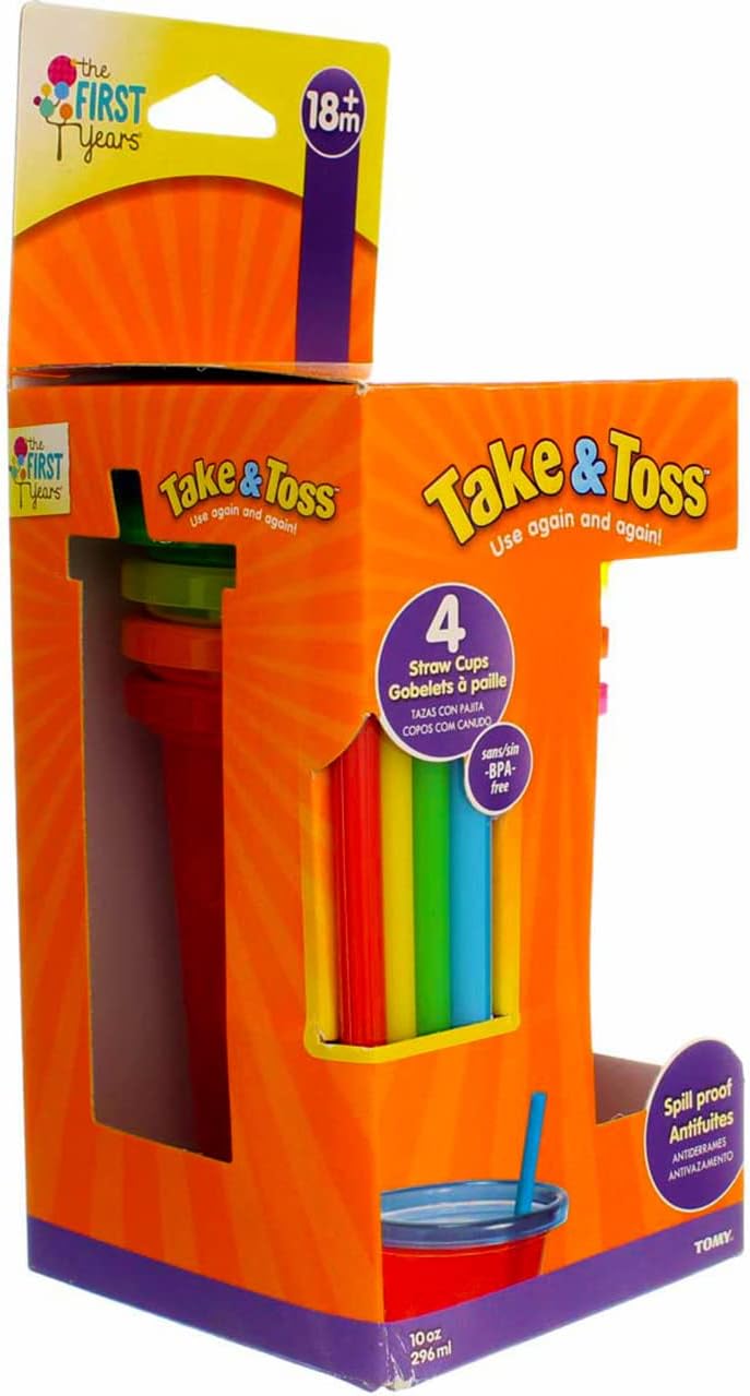 The First Years Take & Toss Straw Sippers - Image 3