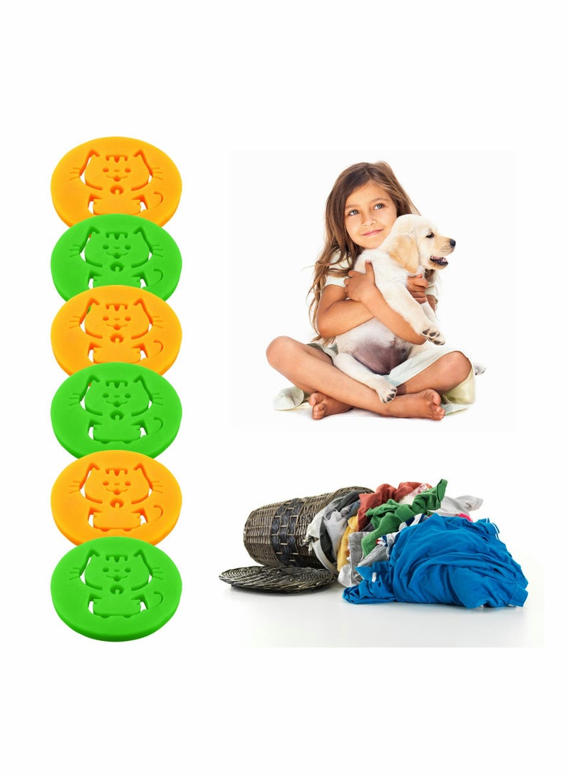 SYOSI 6 Pack Pet Hair Remover for Laundry Laundry Pet Hair Remover Lint Catcher for Washing Machine and Dryer Dog Hair Remover for Laundry Clothes Bedding - Image 1