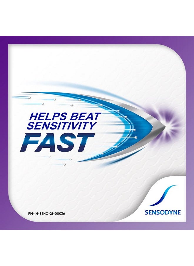 Sensodyne Toothpaste Rapid Relief Combo Pack, Sensitive Tooth Paste To Help Beat Sensitivity Fast, 160 Gm Multi-Pack (80 Gm X 2)  - Image 4