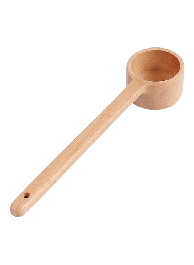 Multifunctional Long Handled Seasoning Spoon Light Brown 27x6x3.8cm