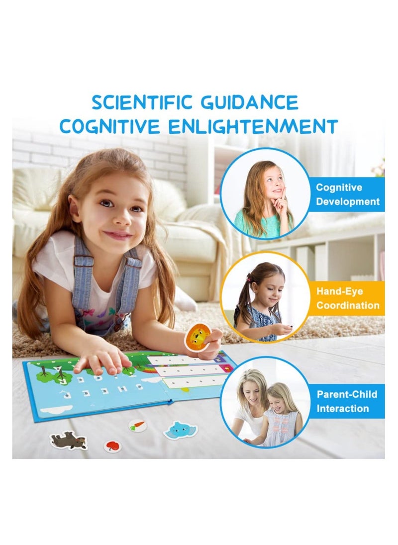 Y&D Montessori Busy Book for Toddlers, Preschool Learning Activities Toys Sensory Educational Toddlers to Develop Skills, Autism Gift Boys and Girls (Animals)  - Image 2