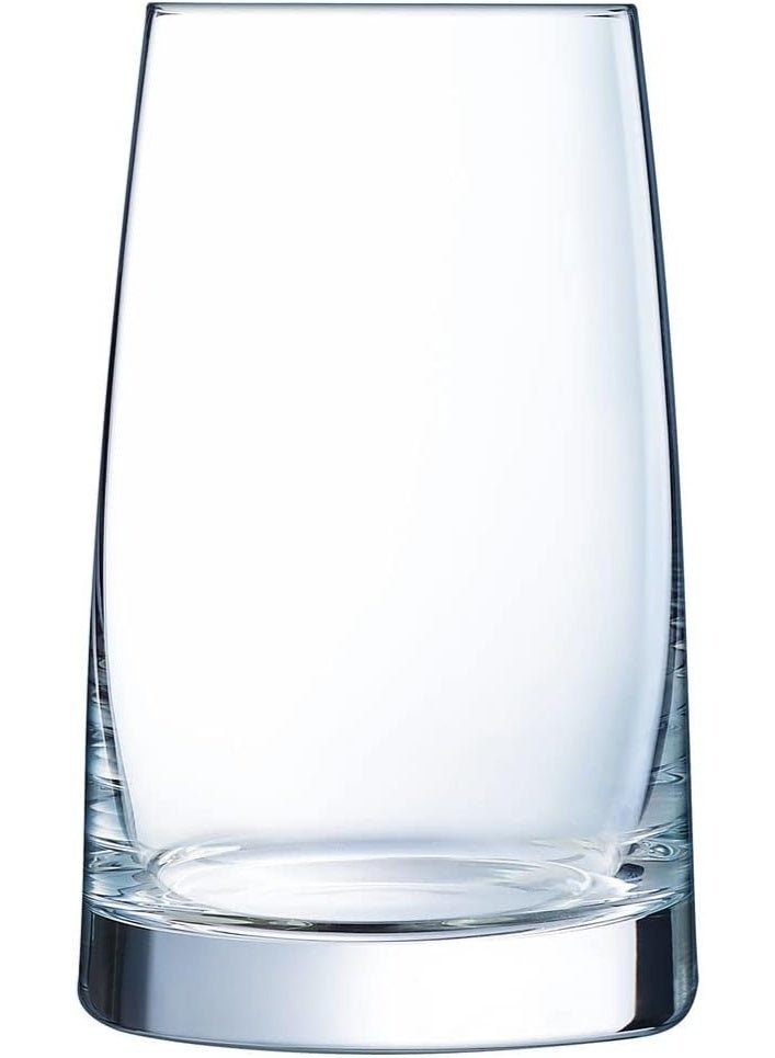 شيف & سوميلير أكواب أسكا الطويلة للمشروبات من شيف آند سوميلير، سعة 330 مل، مصنوعة من زجاج كريستال كريستا، بحافة فائقة الرقة، آمنة للاستخدام في غسالة الأطباق، صنع في فرنسا - عبوة من 6 قطع - Image 2