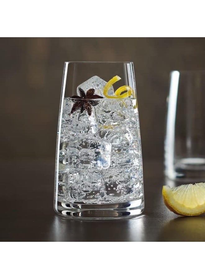 شيف & سوميلير أكواب أسكا الطويلة للمشروبات من شيف آند سوميلير، سعة 330 مل، مصنوعة من زجاج كريستال كريستا، بحافة فائقة الرقة، آمنة للاستخدام في غسالة الأطباق، صنع في فرنسا - عبوة من 6 قطع - Image 1