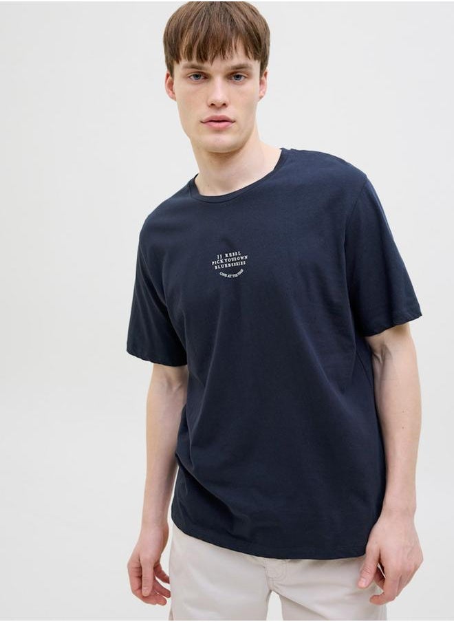 JJ Rebel by Jack & Jones JJ REBEL Graphic Print Round Neck T-Shirt  - Image 4