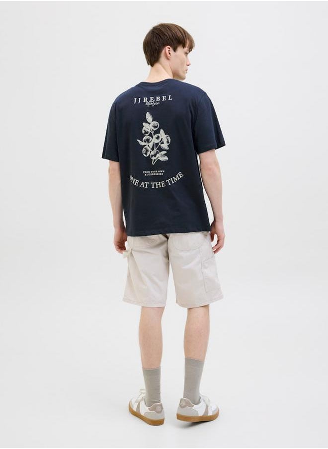JJ Rebel by Jack & Jones JJ REBEL Graphic Print Round Neck T-Shirt  - Image 1