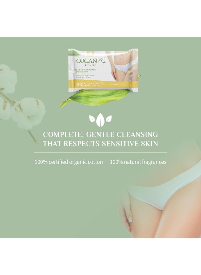 Organyc 100% Organic Cotton Intimate Wipes - Image 3