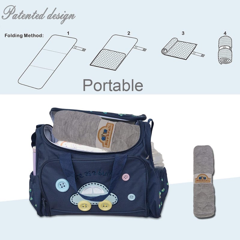 BlueSnail Quilted Thicker Waterproof Changing Pad Liners 3 Count(Gray) - Image 5