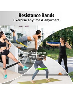 KINGMAZI 150 LBS Resistance Bands for Workout Kit Men & Women, Exercise Resistance Tubes Set Workout Bands with Door Anchor Handles Legs Ankle Straps for Training Home Shape Body  - Image 5