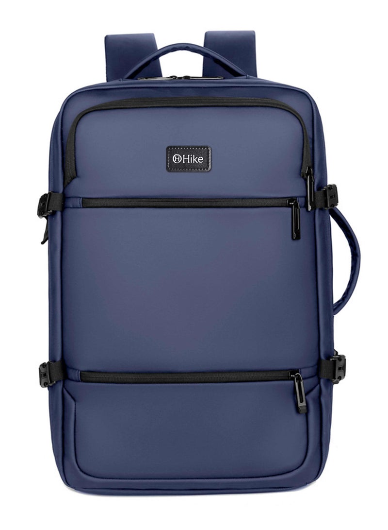 HIKE Premium Unisex Backpack Water Resistant Laptop Daypack with 360° Degree Opening and Separate Laptop Compartment for Travel/Business/College, HK2026-BLUE  - Image 3