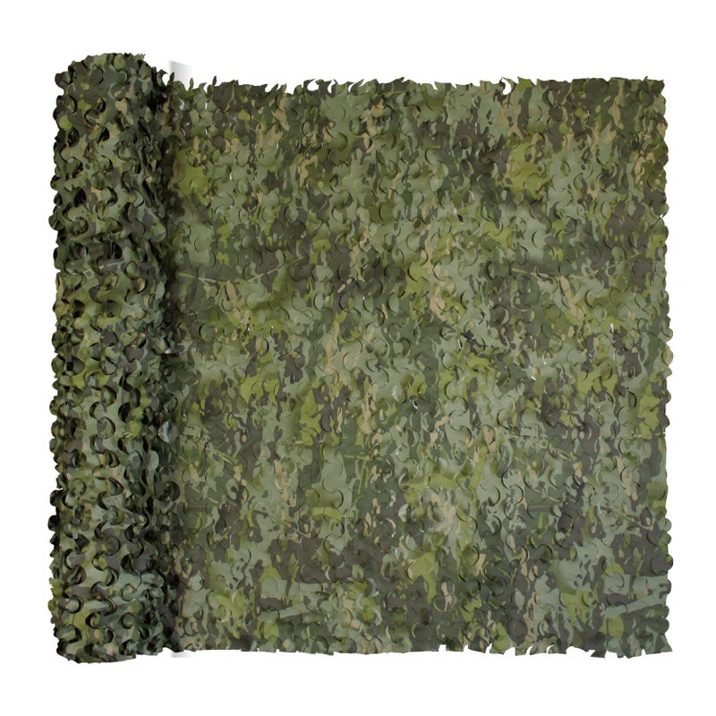 GRVCN Camo Netting Camouflage Net, Bulk Roll Sunshade Mesh Nets for Hunting Blind Shooting Military Theme Party Decorations - Image 1