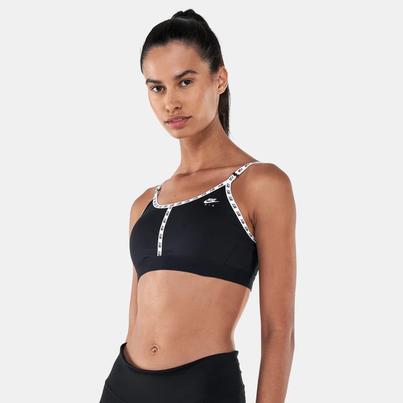 Nike Women's Dri-FIT Air Indy Logo Strap Sports Bra