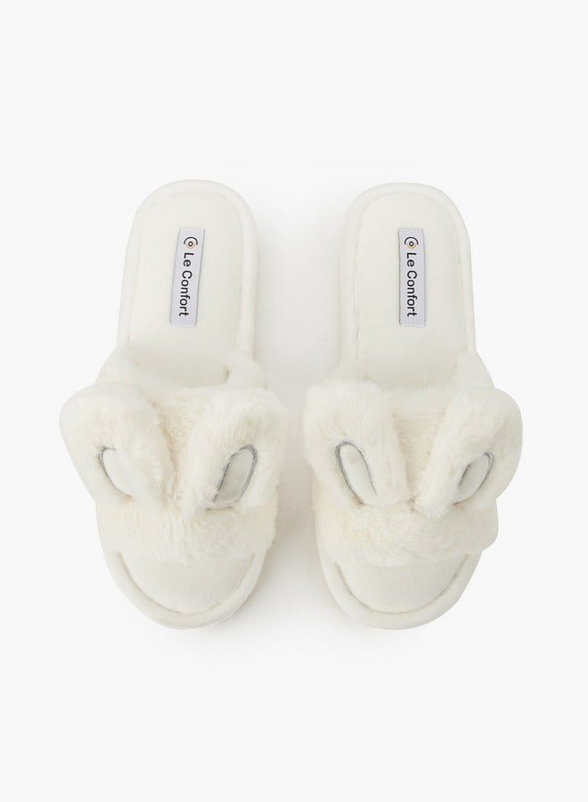 Le Confort Women Bunny Ear Bedroom Slides - Image 3