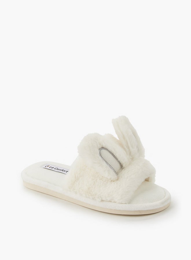 Le Confort Women Bunny Ear Bedroom Slides - Image 1