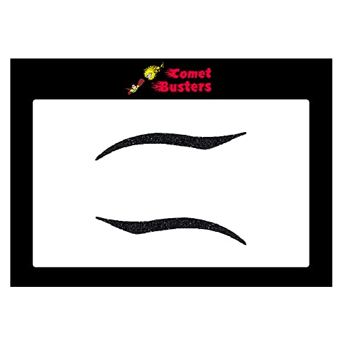 Comet Busters Glitter Black Eyeliner Stickers (EL068) - Image 4