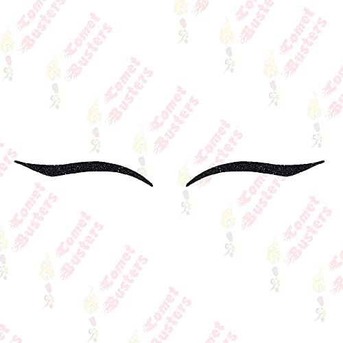 Comet Busters Glitter Black Eyeliner Stickers (EL068) - Image 3