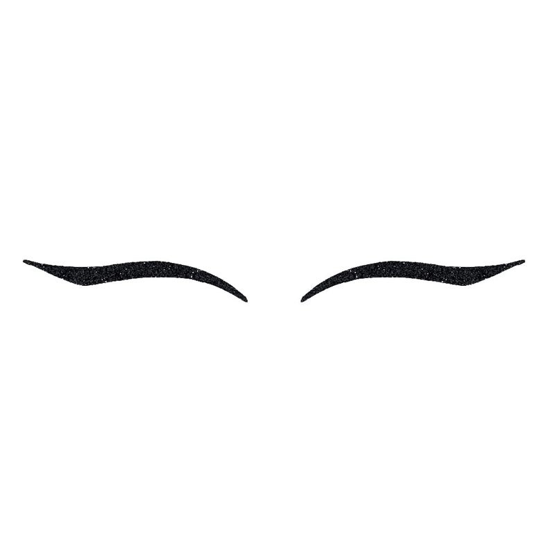 Comet Busters Glitter Black Eyeliner Stickers (EL068) - Image 5