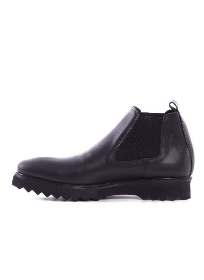 Mr.joe Genuine Leather Chelsea Boots Black  - Image 2