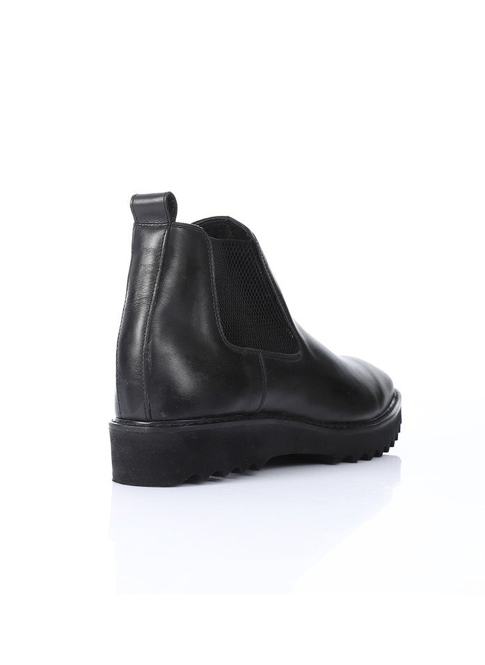 Mr.joe Genuine Leather Chelsea Boots Black  - Image 5