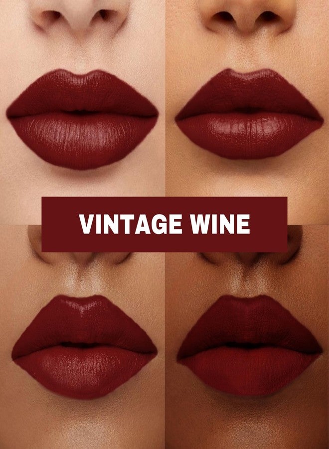ميليدي  أحمر شفاه سائل من ميلادي: لمسة نهائية جريئة تدوم طويلاً غير لامعة للاستخدام طوال اليوم، ألوان نابضة بالحياة، وتطبيق سلس (VINTAGE WINE AND NUDE SENSATION، 3 مل) - Image 3