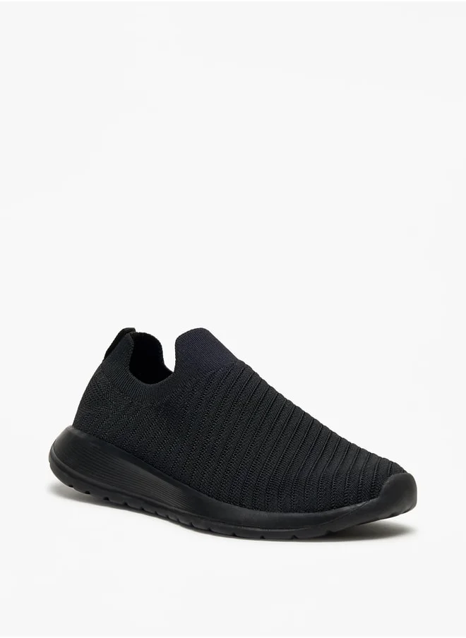 Oaklan by Shoexpress Textured Slip-On Walking Shoes