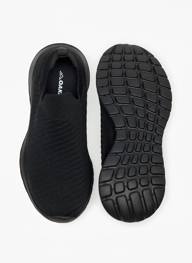 Oaklan by Shoexpress Textured Slip-On Walking Shoes