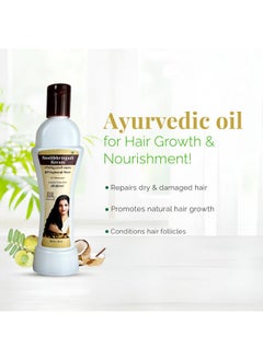 dhathri Neelibhringadi Keram To Repair Dry & Damage Hair | Ayurvedic Hair Oil For Hair Growth | Neelibhringadi Oil For Complete Hair Nourishment - Pack Of 2 (100 Ml Pack Of 2)  - Image 2