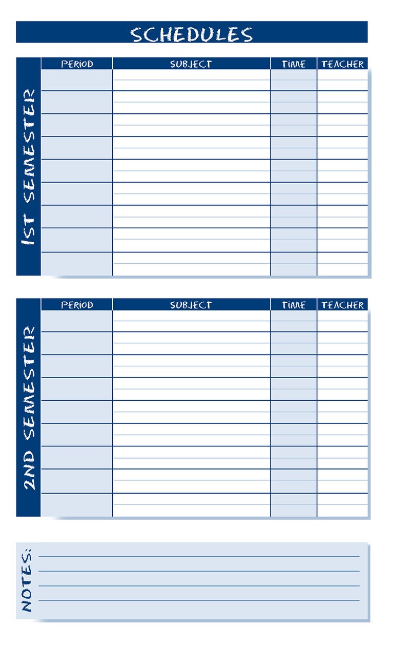 House of Doolittle Non-Dated, Student Planner/Assignment Book, Spiral 7 x 11 Inch (HOD2575) - Image 3