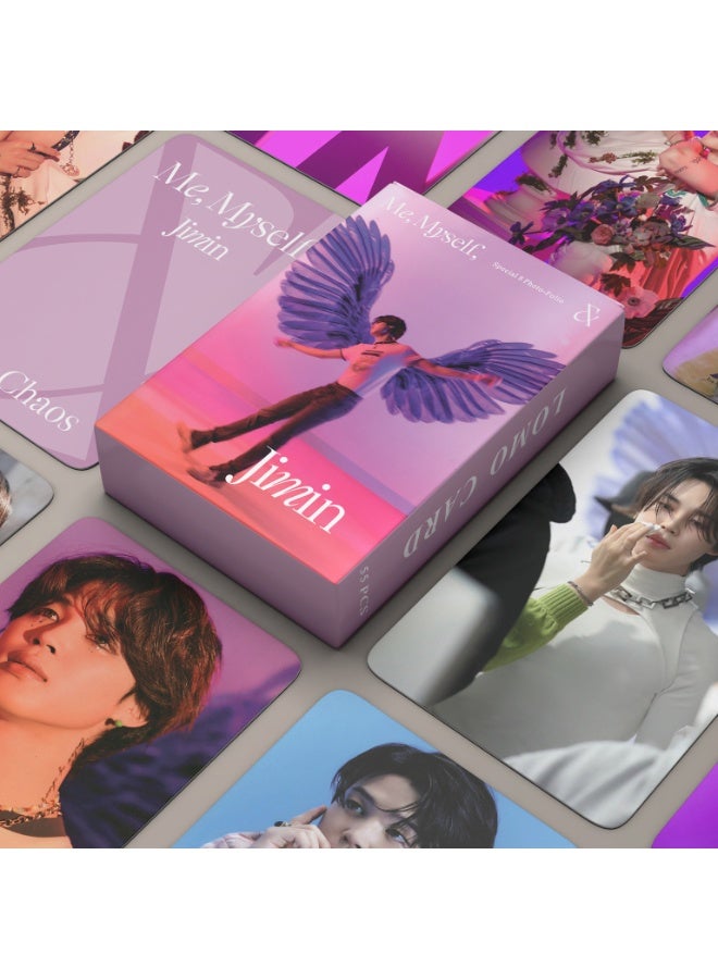 NIBEMINENT 55 Pcs Kpop BTS - JIMIN Lomo Cards Card For Fans Collection Gifts - Image 1