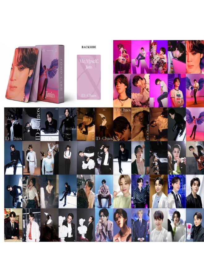 NIBEMINENT 55 Pcs Kpop BTS - JIMIN Lomo Cards Card For Fans Collection Gifts - Image 3