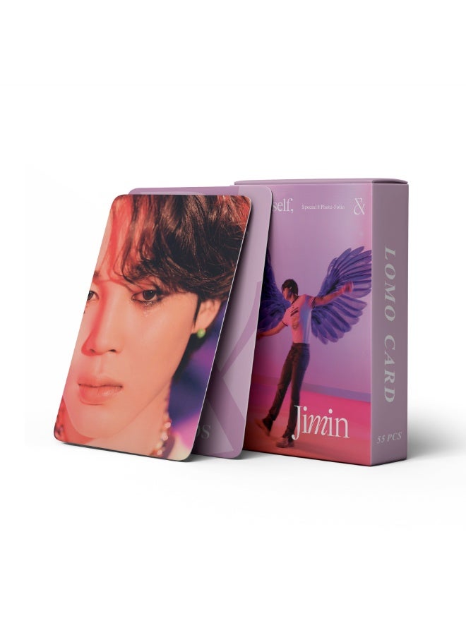 NIBEMINENT 55 Pcs Kpop BTS - JIMIN Lomo Cards Card For Fans Collection Gifts - Image 2