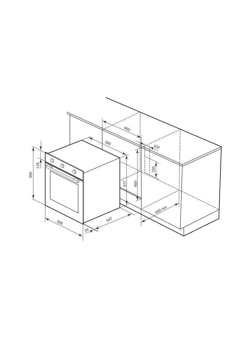 MILLEN - Built in Electric Oven 60 cm - Image 1