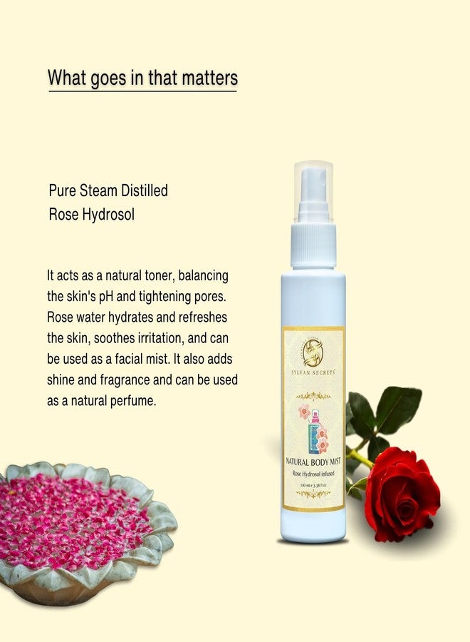 Sylvan Secrets Baby Natural Body Mist Rose | Hydrate And Scents Baby's Skin 100 ml - Image 2