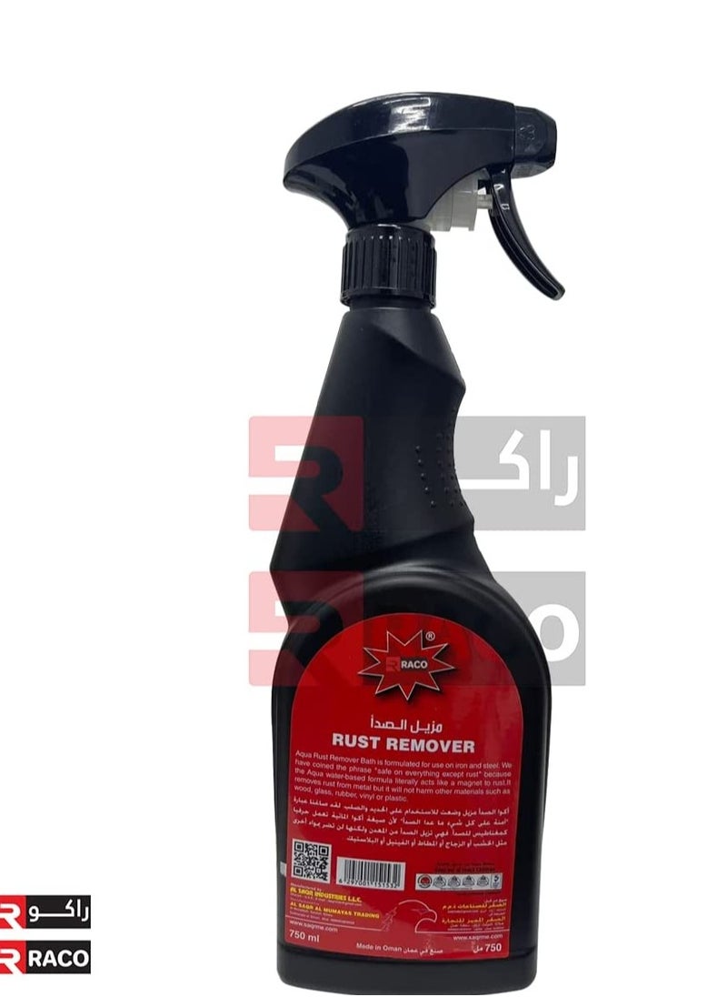 RACO RACO Aqua Rust Remover Spray for Iron and Steel Interior and Exterior 750ml  - Image 2