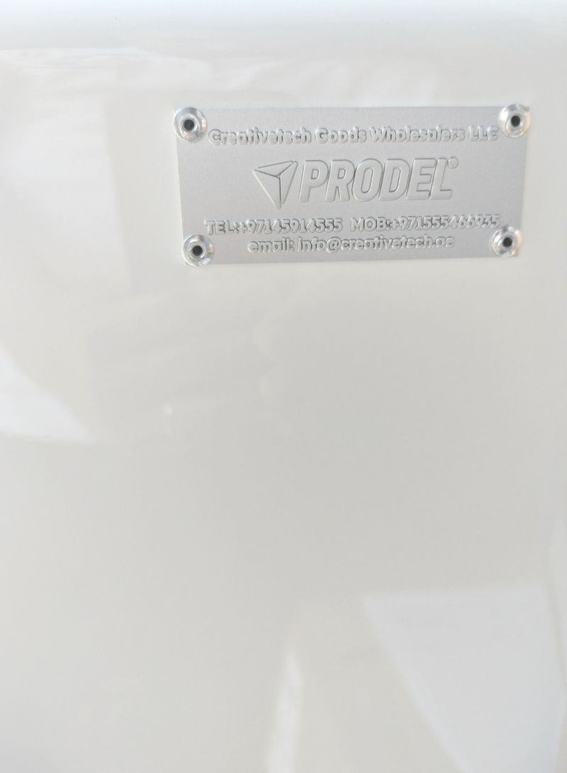 PRODEL صندوق تسليم الدراجة النارية من برودل مع ضوء فاصل 50-50-50 سم  - Image 3
