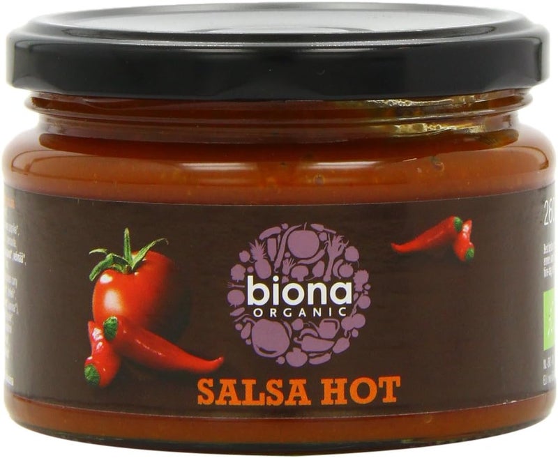 Biona Organic Hot Salsa Dip Sauce - 260g - Image 1
