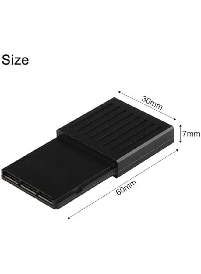 غلاف M2 NVMe SSD من سبائك الألومنيوم باللون الأسود لإكس بوكس سيريس X S CH SN530 XA1 - Image 3