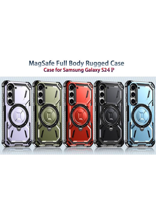 S-TOP Case For Samsung Galaxy S24+ 5G Armor Series Holder Phone Case - Image 2