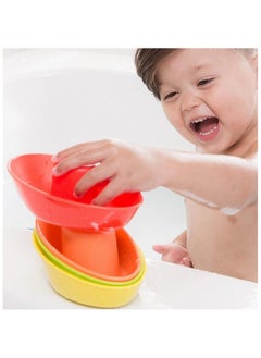 Nuby 5Pack Stacking Bath Boats  - Image 1