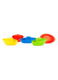 Nuby 5Pack Stacking Bath Boats  - Image 3