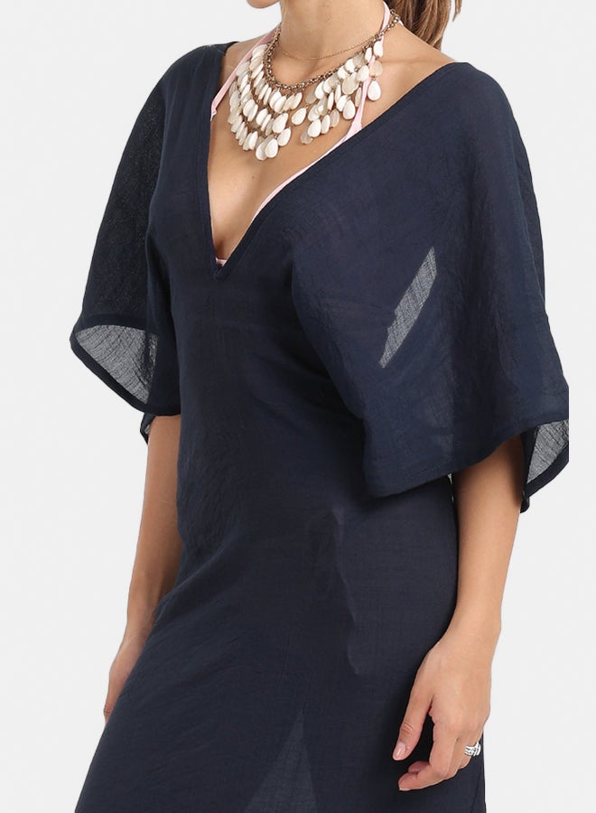Carina Deep V-Neckline Beach Dress  - Image 4