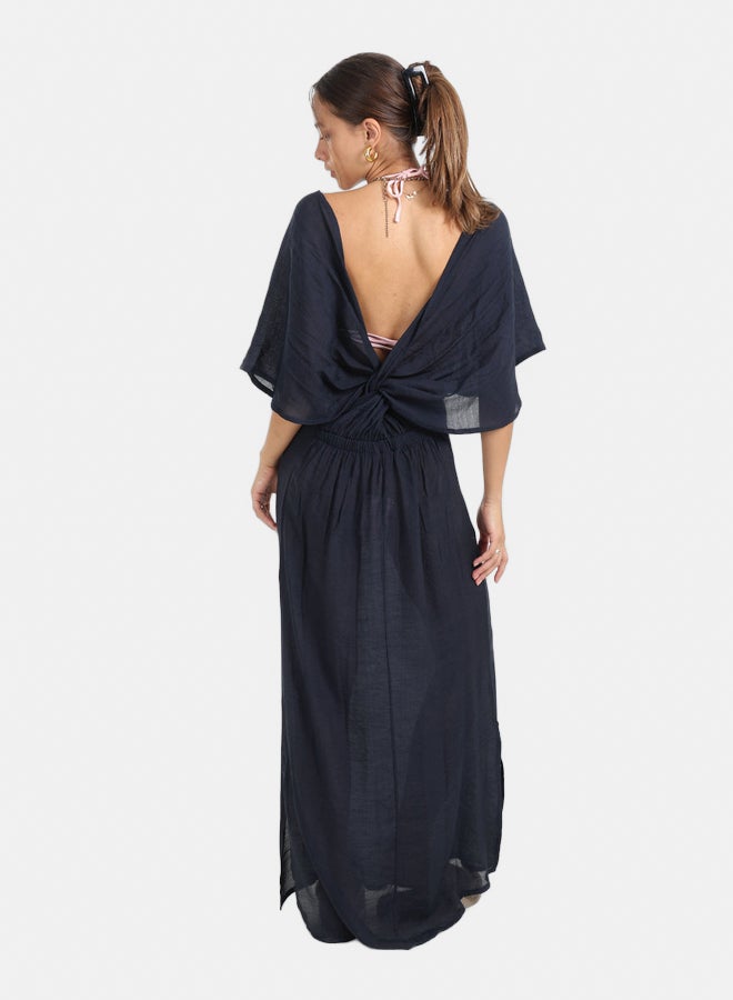Carina Deep V-Neckline Beach Dress  - Image 2