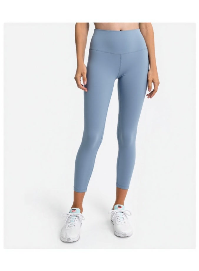 NIBEMINENT Essential/Pure&Plain 7/8 Leggings, High Waisted Compression Soft Pants Workout Athletic Yoga Pants 24" - Image 3