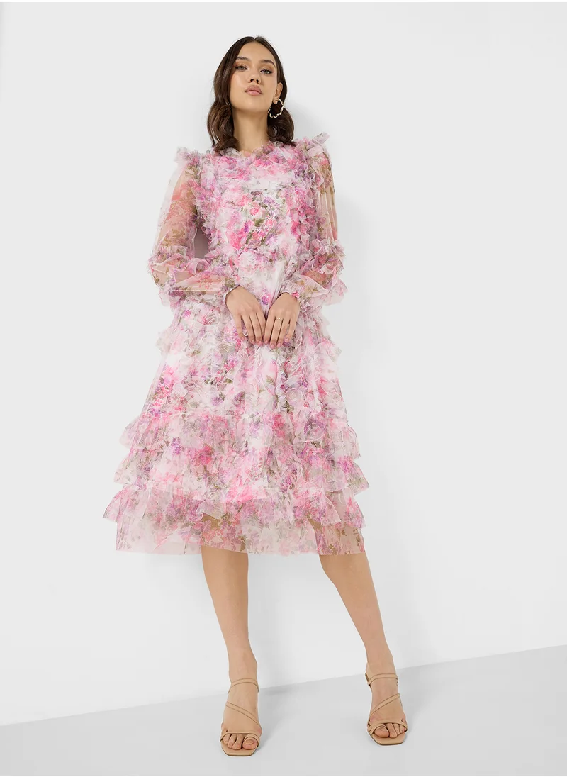 ايلا Floral Print Dress