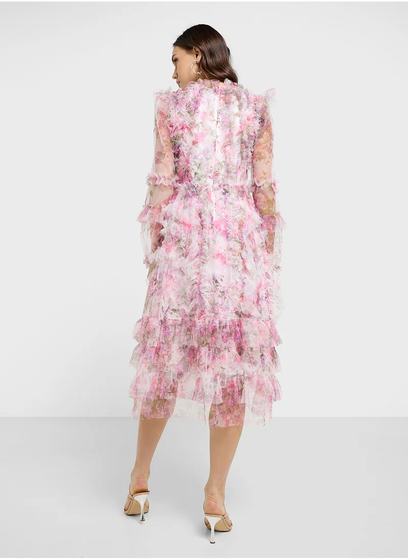 ايلا Floral Print Dress