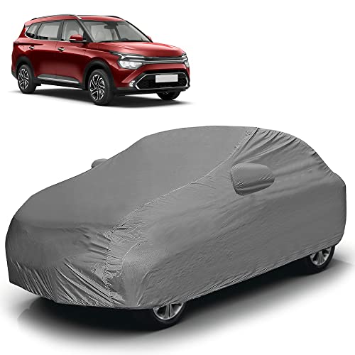 Autofy Car Cover Waterproof Econo for Kia Carens [Year 2022 Onwards] - Carens Car Cover Dust & UV Protection Carens Car Body Cover with Mirror Pocket Soft Cotton Lining - Image 1