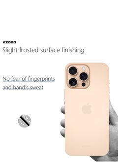 KZDOO ( for iPhone 16 Pro Max ) 3 Pack, 1 Case Cover and 2 Screen Protectors Air Skin Series Back Cover Sturdy Durable Thin Case Drop Protection Cover  - Image 5