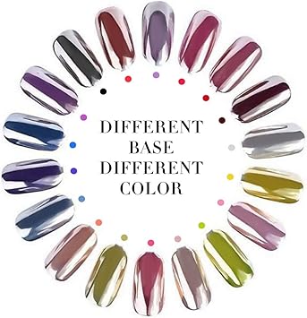 DRMODE Chrome Nail Powder DRMODE SilverPink Effect Mirror Nail Powders Pure Metallic Chrome Nail Glitter Manicure Pigments for Nail Art DIY Salon - Image 4