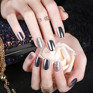 DRMODE Chrome Nail Powder DRMODE SilverPink Effect Mirror Nail Powders Pure Metallic Chrome Nail Glitter Manicure Pigments for Nail Art DIY Salon - Image 5